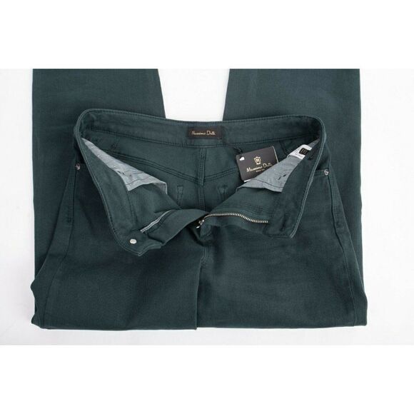 Massimo Dutti Women Twill Cigarette Pants Trousers - Picture 7 of 10